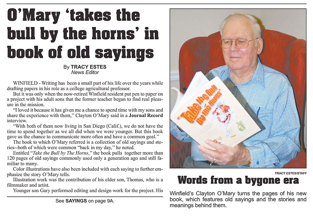O'Mary Article Page 1